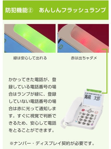 あんしん特別セット｜あんしんが見える シャープ防犯電話機【訪問設置サービス付】サブ画像