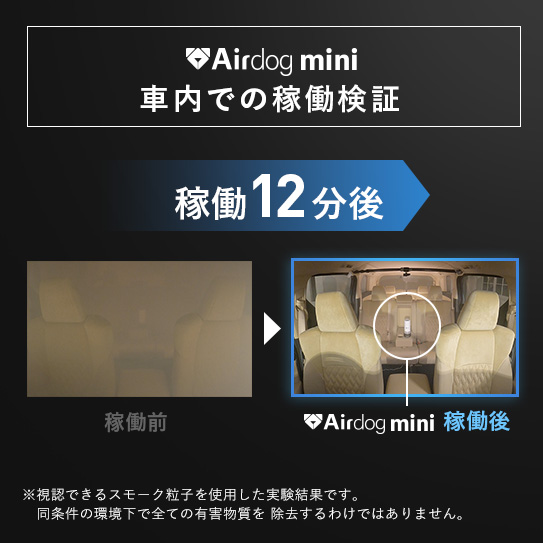 Airdog mini portable｜マットブラック_充電式（2024年発売モデル）サブ画像