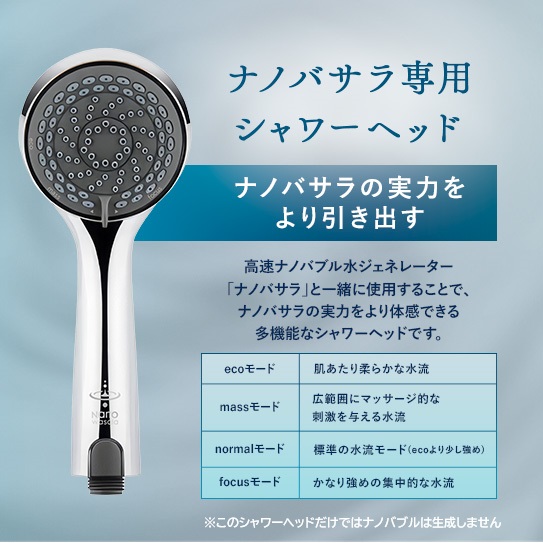 【期間限定】ナノバサラ特別キャンペーン｜オリジナルシャワーヘッド付きサブ画像