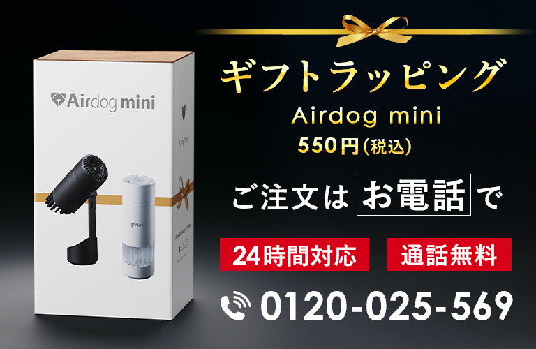 Airdog mini portable｜マットブラック：toConnect | トゥーコネクト